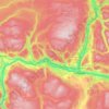 Area J (Copper Desert Country) topographic map, elevation, terrain