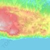 Gornji Humac topographic map, elevation, terrain