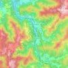 Campo Ligure topographic map, elevation, terrain