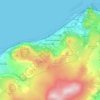 Penmaenmawr topographic map, elevation, terrain