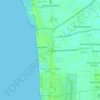 Teluk Air Tawar topographic map, elevation, terrain
