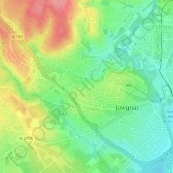 34990 topographic map, elevation, terrain