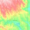 Johnston County topographic map, elevation, terrain