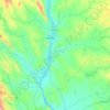 Aunglan Township topographic map, elevation, terrain