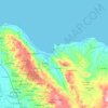 Mesjid Raya topographic map, elevation, terrain