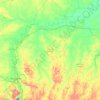 Gunung Megang topographic map, elevation, terrain