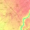 Anand Taluka topographic map, elevation, terrain