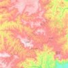 Campos Altos topographic map, elevation, terrain
