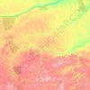 Aldansky Ulus topographic map, elevation, terrain