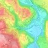 Lozza topographic map, elevation, terrain