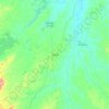 Cariré topographic map, elevation, terrain