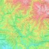 Bhagirathi River topographic map, elevation, terrain