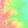 Najran topographic map, elevation, terrain