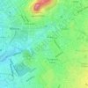 Pangrati topographic map, elevation, terrain