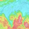 Brezovica topographic map, elevation, terrain