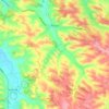 Pessan topographic map, elevation, terrain