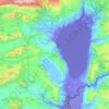 Emek HaYarden Regional Council topographic map, elevation, terrain