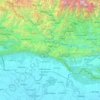 Lumbini topographic map, elevation, terrain
