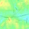 Blossom topographic map, elevation, terrain