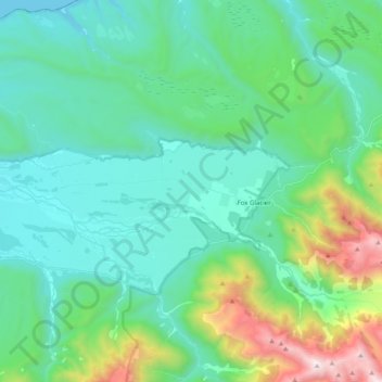Clearwater River topographic map, elevation, terrain