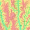 羊拉乡 topographic map, elevation, terrain