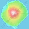 Tristan da Cunha topographic map, elevation, terrain