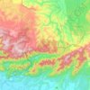 Haflong topographic map, elevation, terrain