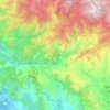 Río Nuevo topographic map, elevation, terrain