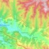 Szlachtowa topographic map, elevation, terrain