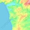 Nolton and Roch topographic map, elevation, terrain
