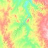 Narrawa topographic map, elevation, terrain