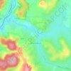 Lurcy-le-Bourg topographic map, elevation, terrain