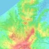 Amoreira topographic map, elevation, terrain