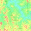 Demerval Lobão topographic map, elevation, terrain