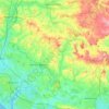 Meon Valley topographic map, elevation, terrain