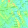Kejuruan Muda topographic map, elevation, terrain