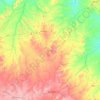 Murehwa topographic map, elevation, terrain