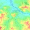 La Pommeraie-sur-Sèvre topographic map, elevation, terrain