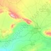 Délégation Gafsa Sud topographic map, elevation, terrain