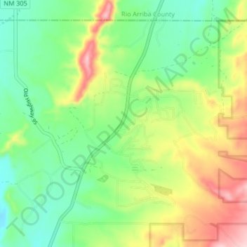 Regina topographic map, elevation, terrain