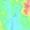 Mara Arbarei/Villamar topographic map, elevation, terrain