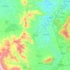 Chilcuautla topographic map, elevation, terrain