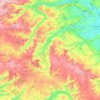 Fruges topographic map, elevation, terrain