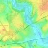 Cringleford topographic map, elevation, terrain