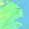 Kecamatan Mandah topographic map, elevation, terrain