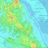 Muara Dua topographic map, elevation, terrain