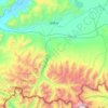 Kyungzê topographic map, elevation, terrain