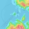 Miyagi Island topographic map, elevation, terrain