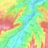Godmersham topographic map, elevation, terrain