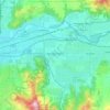Spokane Valley topographic map, elevation, terrain